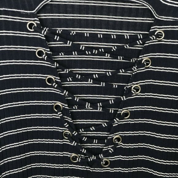 AE AMERICAN EAGLE Lace Up Dress - Dark Academia - Picture 6 of 10